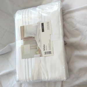 Queen White Sheet Set NWT